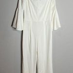 Alexia Admor  white bell sleeve off shoulder jumpsuit Photo 0