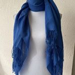 Pashmina Women's Soft Solid Color 100%  Shawl Wrap Scarf  blue Light Navy 27x67 Photo 0