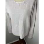 Alashan Pink Cotton Cashmere Waffle Knit Long Sleeve Sweater Medium M Photo 6