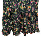 Black Halo NWT  Nadir Floral Cotton Midi Dress Black Size 4 Photo 7
