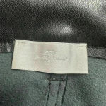 7 For All Mankind  VEGAN FAUX LEATHER EASY SLIM PANT IN BLACK Sz. 28 Photo 3