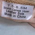 🎓 NWOT Stelle Pirouette Dance Half Sole Canvas Shoes Turning Shoes Tan Size 8 Photo 2