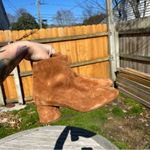 Mansur‎ Gavriel Soft Suede Brown Ankle Boots Booties Shoes 38 8 US Photo 9