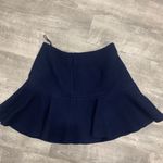 Jill Stuart  Collection Navy Blue Wool Skirt Photo 3