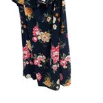 Floral Print Dress Off Shoulder Ruffle‎ Short Sleeve Casual Dress 2X Blue Size XXL Photo 2