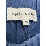 Bella Dahl  100% Linen Shorts Women XS Blue Pullon Drawstring Elastic Pockets Photo 3