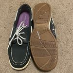 Sperry Womens  Top-Sider Intrepid Black Silver Boat Shoes Size 7.5 Photo 3