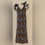 Mac Duggal NEW Embellished Bow Strap V Neck Column Gown 26864 SZ 8 Photo 4