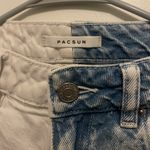 PacSun Color Block Split Jean Shorts Photo 2