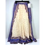 Zimmermann  Maxine Wide Leg Cropped Pants Ramie Purple Paisley 10 US 4 AU NWT Photo 3