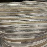 Vintage Sharif Bucket Bag Made in USA Striped Metallic Leather Shoulder Bag Multiple Size none Photo 3