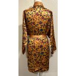 Cacique Lingerie Vintage Gold Floral Robe Photo 2