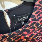 SALONI Dress Karla Silk Salmon Leopard‎ Print Sheath NWT Sz 4 Pink Photo 8