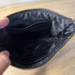 Michael Kors  MK Logo Canvas Wristlet Pouch Clutch Cosmetic Bag Gold Tone Photo 5