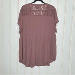 Torrid Emma Babydoll Crepe With Lace Trim Top 499 Photo 5