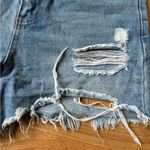 superdown Blue Denim Distressed High Waisted Shorts Size 26 Photo 8