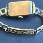Elgin women’s vintage art deco antique 10k gold filled watch adjustable 6 Photo 7