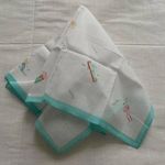 Cute doodle print bandana 0523 White Photo 0