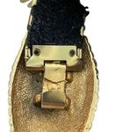 Vintage 70s Gold Metal Fish Scale Stretch Belt Disco Size Medium/Large Photo 2