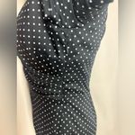 Ann Taylor Elegant collar Navy Polka Dot faux Wrap Dress Shirt 2P NWT Photo 6