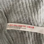 Free People  Beach Soft Shell Midi Dress Maxi Drop Waist FP Cottage Coastal Sz S Photo 10