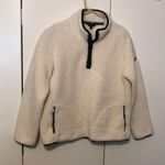 Nautica  Cozy Sherpa Pull Over White Color Sweater Women’s Size Medium Photo 0