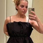 H&M Black Trendy Strapless Top Photo 2