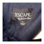 XScape Navy Beaded Chiffon Long Dress 4 Photo 4