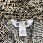 Three Dots Shorts XXL Stretch Elastic Waistband Flowy Rayon Vacation Photo 3