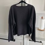 Wildfox  OG Inside Out Skeleton Sweatshirt Charcoal Grey Black Medium Halloween Photo 5