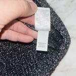 J Jill Long Sleeve Sweater Scoop Neck Metallic Chunky Knit Women Black M Gothic Size M Photo 5