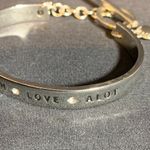BCBGeneration BCBG Live Laugh Love A Lot Silver Tone Bracelet Photo 1