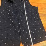 Talbots Black quilted zip up vest Photo 3