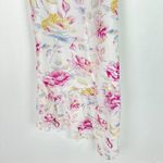 Majorelle  Zella Dress in Romance Floral One Shoulder Ruffle White Size XS Photo 12