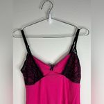 Pink & Black Lace Slip Dress Photo 3