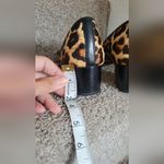 Michael Kors Brown and Black Heels with Leopard Print in Calf Hair.size 7.5 Photo 8