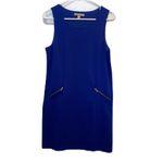 Banana Republic Blue Sleeveless Above the Knee A-Line Dress Size Small Photo 4