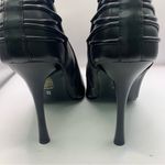 Vintage Leather Black Ankle Boots By Bakers 10B Designer Zipper Boots Y2K 90s Size 10 Photo 10