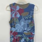 Fresh Produce  Midi Dress‎ Womens Medium Blue Floral Print Cotton Modal NEW Photo 5