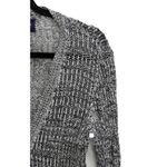 American Eagle  Vintage Knit Long Sleeve Deep VNeck Zip Cardigan 2000's Size M Photo 2