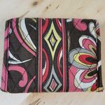 Vera Bradley Punicci Tri-Fold Wallet Womens 5" Quilted Fabric Retro Floral Soft Photo 6