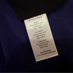 Aryn K  100% Silk Contrast Black, Navy & Cream 3/4‎ Sleeve V Neck Top Sz S Photo 5