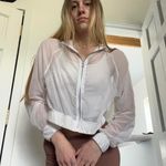 Forever 21 Sheer Mesh Full Zip Windbreaker Photo 1