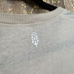 Free People  Movement Radiate Love Boho Ivory Long Sleeve Thinner Large Top Photo 8