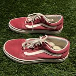 Vans Women’s 6.5 Men’s 5 Suede Burgundy Shoes Sneakers Low Tops Photo 3