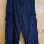 Levi's Baggy Cargo Women's Pants - Mid Rise Black 30x 30 Wide Leg Photo 0