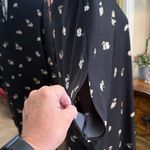 OAK + FORT Black Floral High Low Dress Photo 2