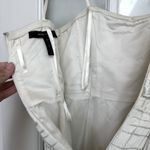 BCBGMAXAZRIA  Formal Trudy A Line Dress Metallic Cream Silver Strapless Size 0 Photo 7