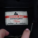 American Giant Women Black Cotton Full Zip Hoodie Sweatshirt Size M Size M Photo 3