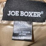Joe Boxer Sherpa Teddy Pullover Crewneck Sweatshirt with striped hem size large Photo 98